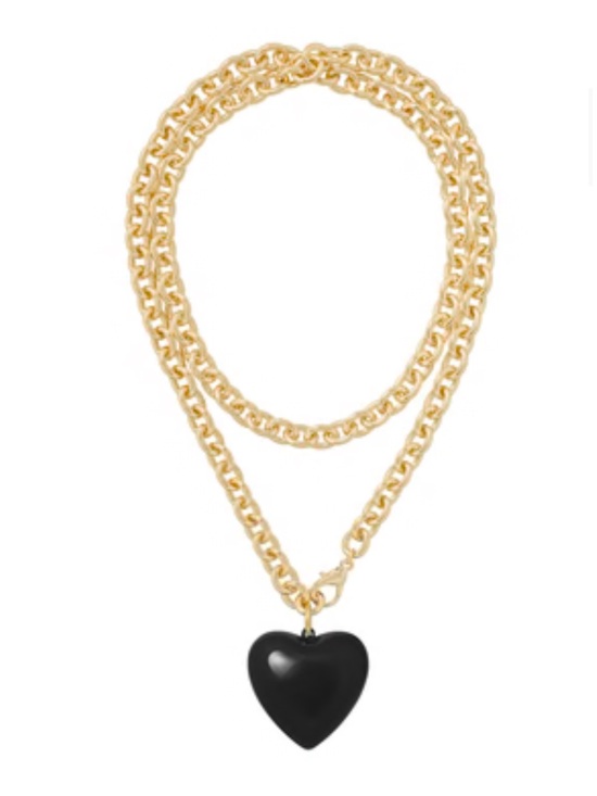 Roxanne Assoulin Jewelry - NWOT Roxanne Assoulin The Big Puffy Heart Charm Necklace